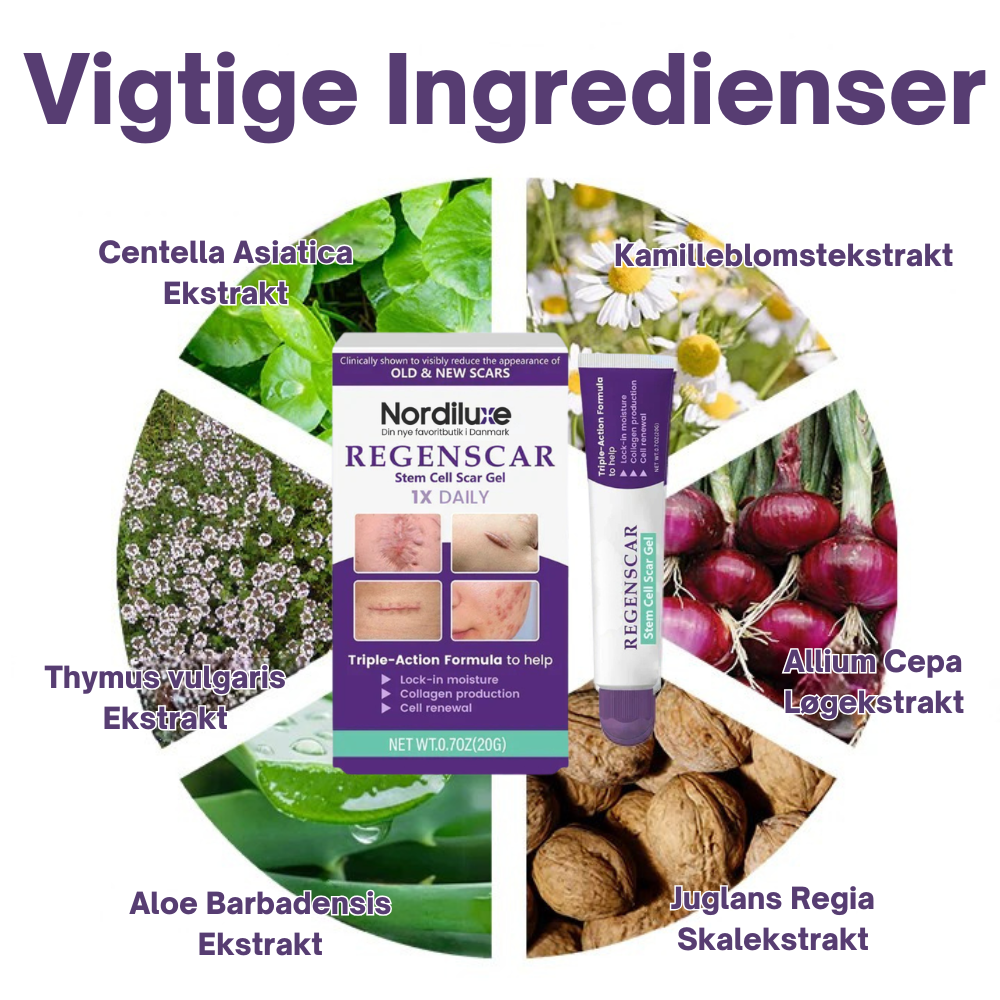 RegenScar™ | Gør synlige ar glattere og mindre fremtrædende
