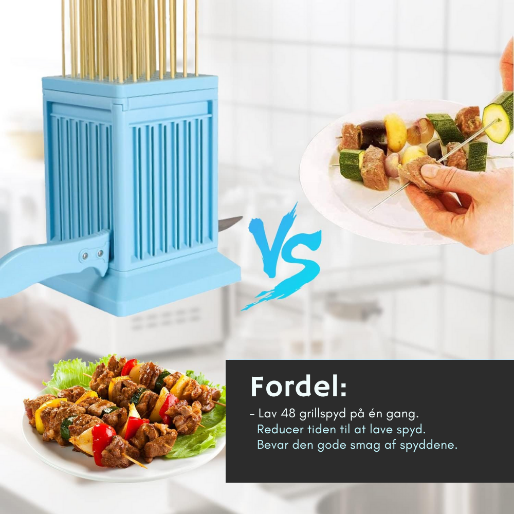 Meatix™ | BBQ Skewer Maker til perfekt formede kødspyd