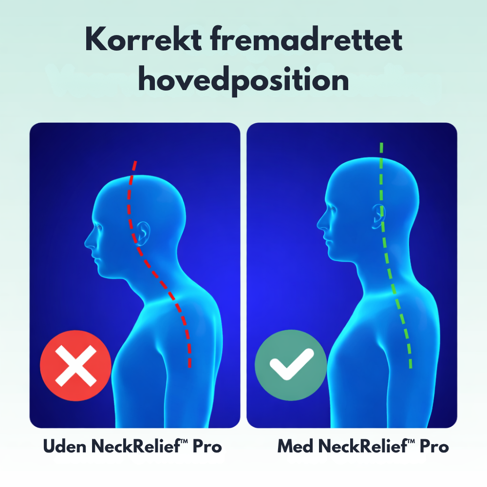 NeckRelief™ Pro | Vågn op med mindre smerte og mere ro