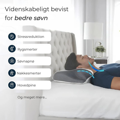 ErgoPillow™ | Vågn udhvilet efter roligere og dybere søvn