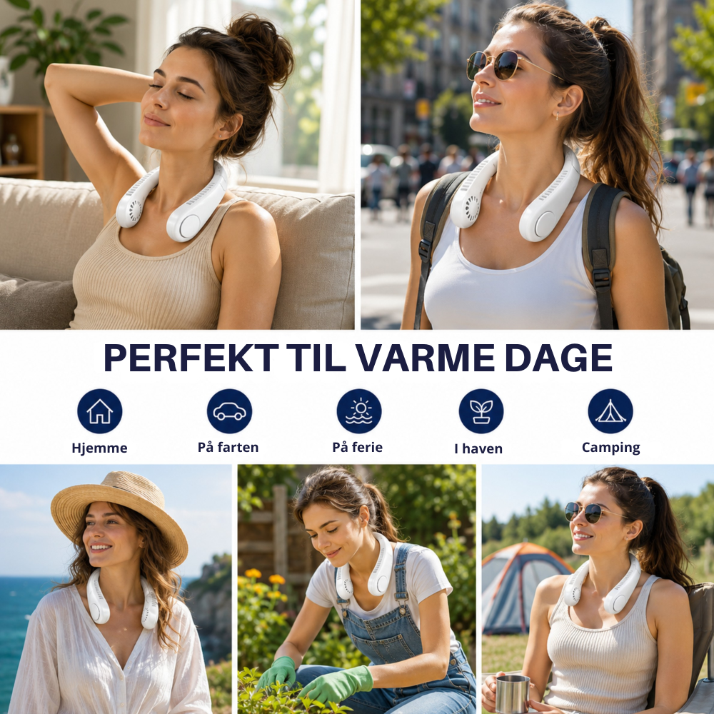 NeckBreeze™ | Hold dig afkølet – uden at holde en ventilator