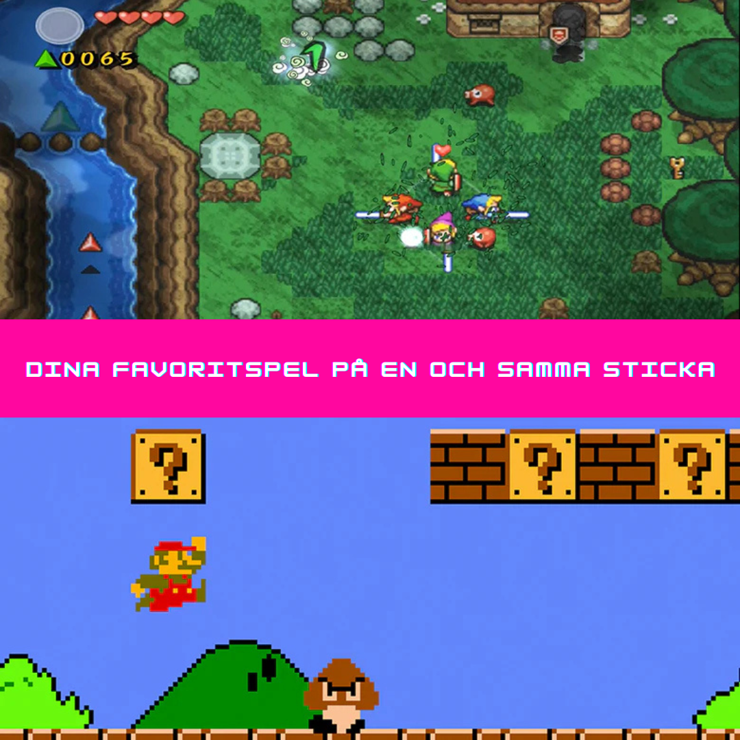 GameStickRetro™ | Genoplev din barndom med 20.000+ klassiske spil på ét sted