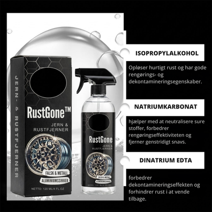 RustGone™ | Rustfjerner spray til bil og metaloverflader