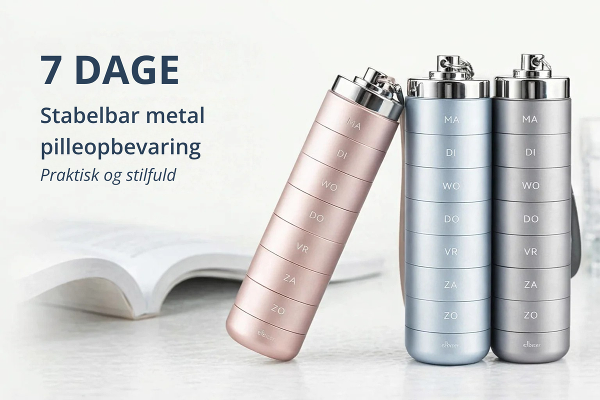 PillMate™ | Elegant ugeorganisering til medicin og kosttilskud