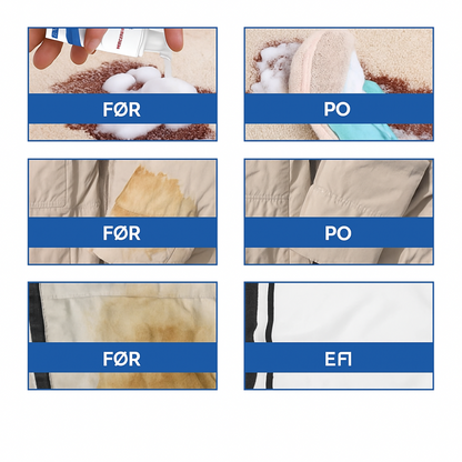 FoamCleaner™ | Hurtig pletfjerner uden vand og skrubning!