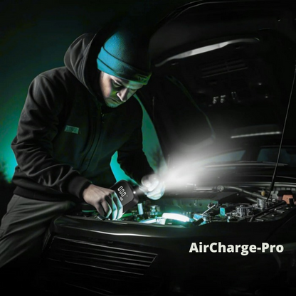 AirCharge™ Pro | Den ultimative bærbare 4-i-1-dækpumpe🚗