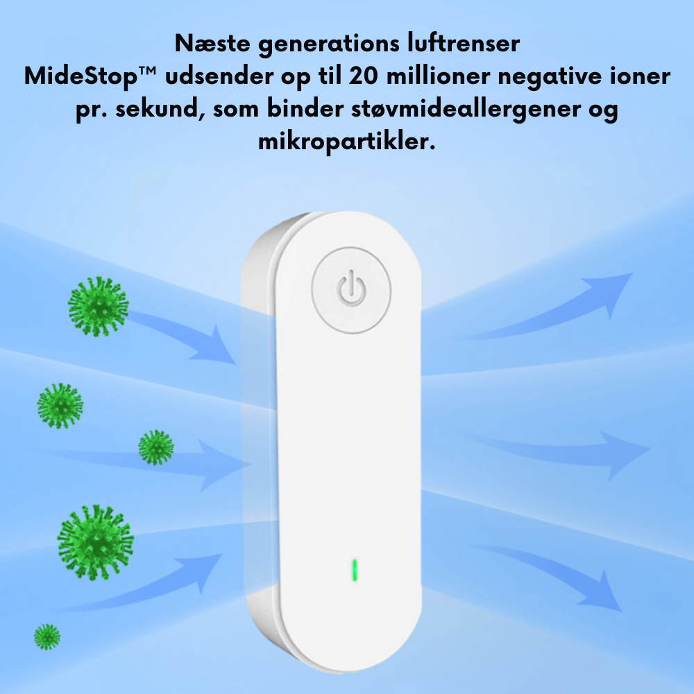 MideStop™ – Det kemikaliefri middel mod mider, der renser dit hjem