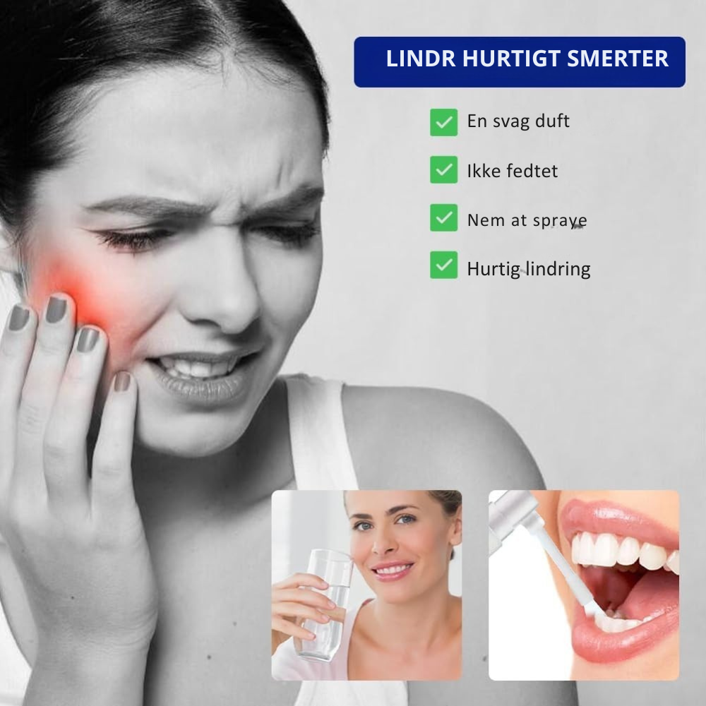 DentaRelief™ | Lindr smerte og irritation på få minutter – naturligt og sikkert
