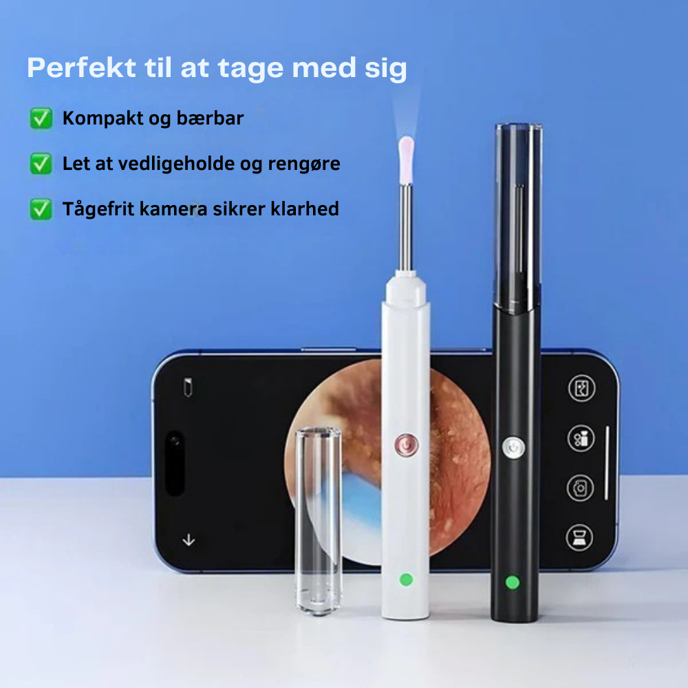 EarPure™ | Rens dine ører sikkert og præcist – uden vatpinde eller risiko