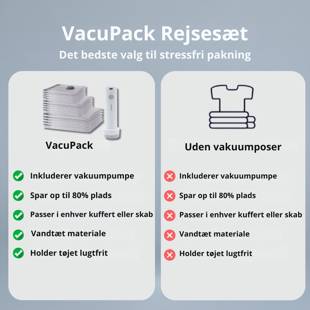 VacuPack™ | Pak smartere og få plads til meget mere