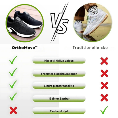 OrthoMove™ | Ergonomiske, smertelindrende sko