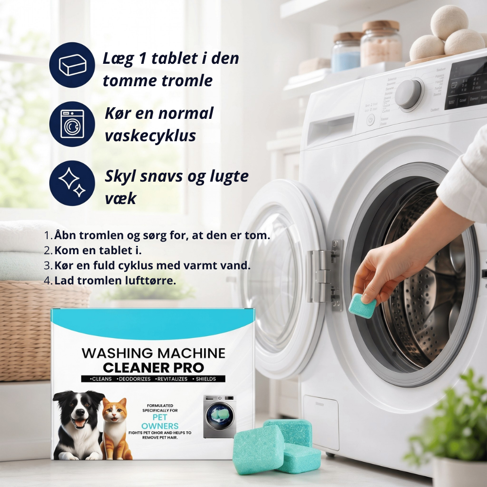PureWash™ | Friskere vasketøj starter med en renere maskine