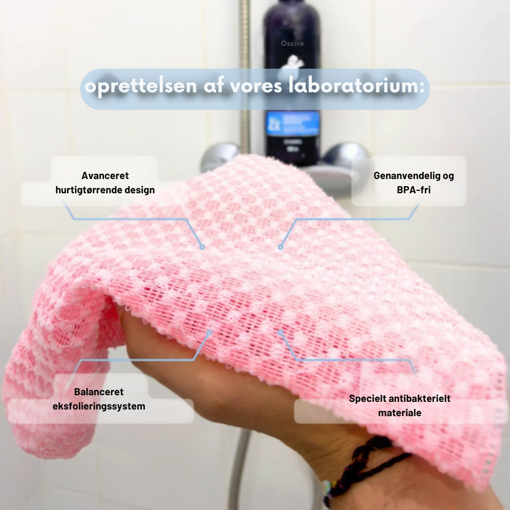 ScrubTowel™ | Få en ryg der bliver ordentligt ren