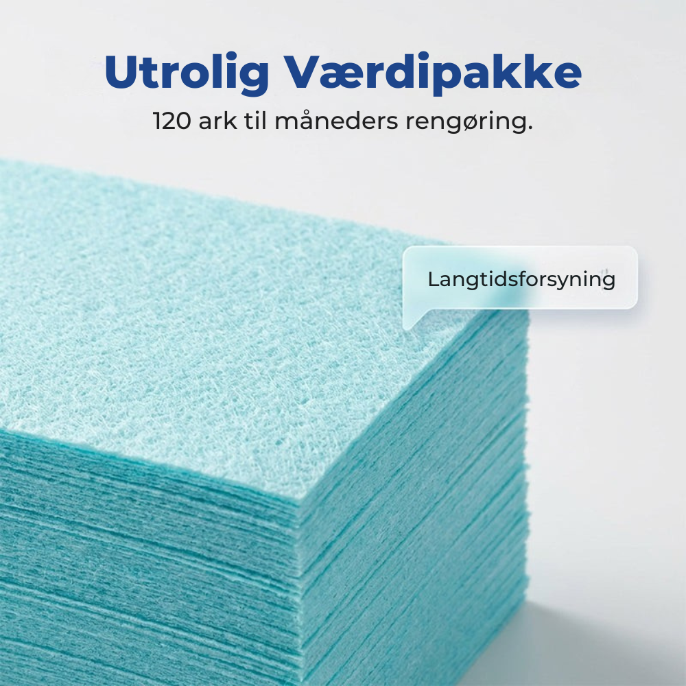 CleanSheets™ | Gulvvask uden dosering, store flasker eller rod