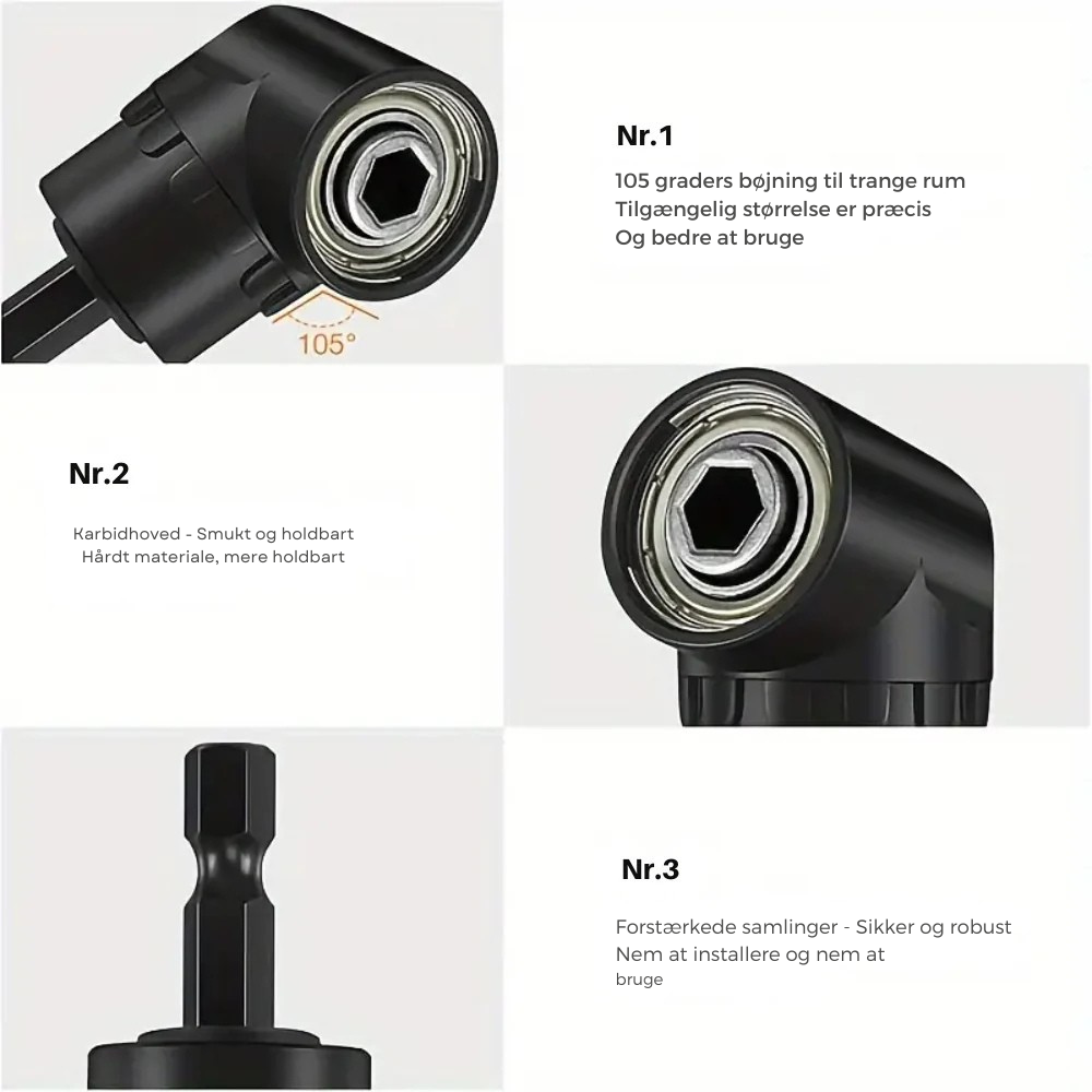 AngleDrive™ Pro | Smarte vinkler der giver dig frihed til hvert eneste projekt