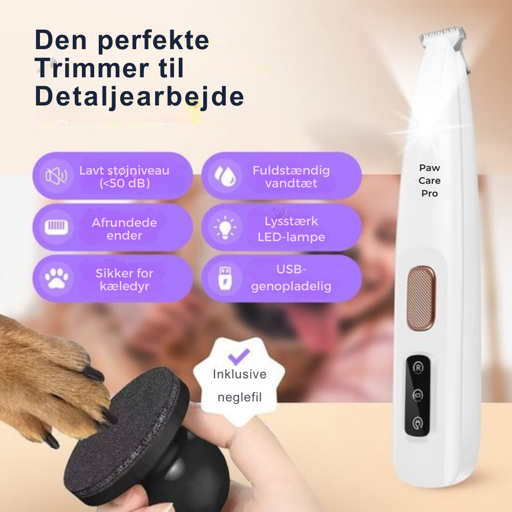 PawCare™ Pro | Giv din hund rene poter uden stressende klipning
