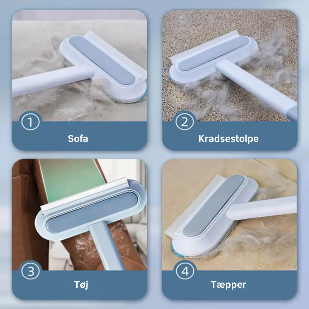 MultiClean™ | Fjern dyrehår, støv og fnug på få sekunder