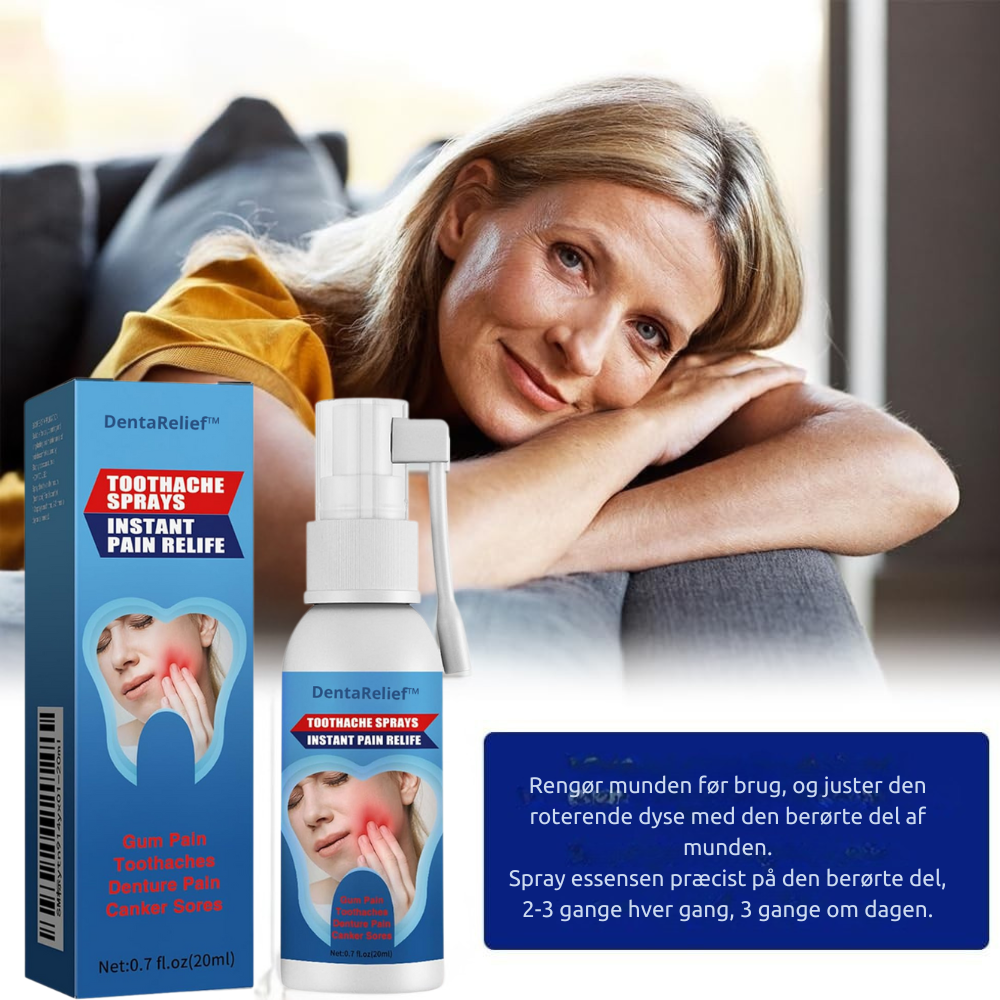 DentaRelief™ | Lindr smerte og irritation på få minutter – naturligt og sikkert
