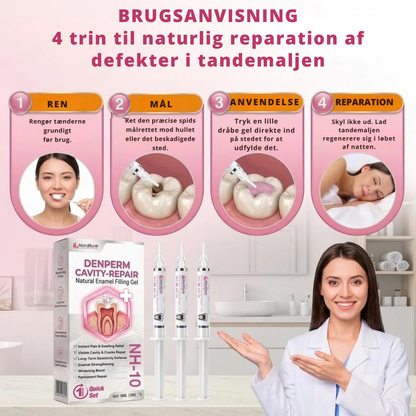 DenPerm™ | Målrettet pleje til svækket tandemalje