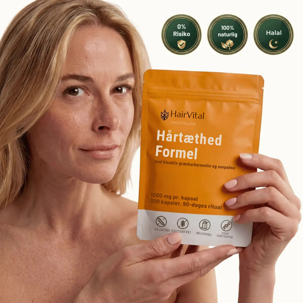 HairVital™ | Styrk dit hår indefra og oplev mere fylde igen