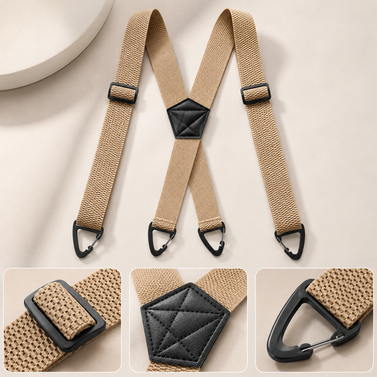 GripSuspenders™ | Hold bukserne oppe uden stram livrem