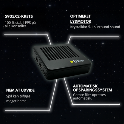 GameWave G11 Pro™ | Bring barndommens spil tilbage i dit liv på et øjeblik