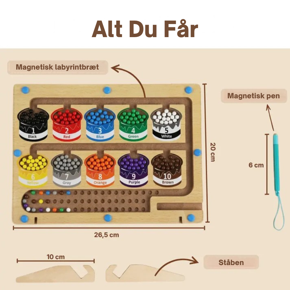 MagniMaze™ | Ro til forældrene. Meningsfuld skærmfri leg til barnet.