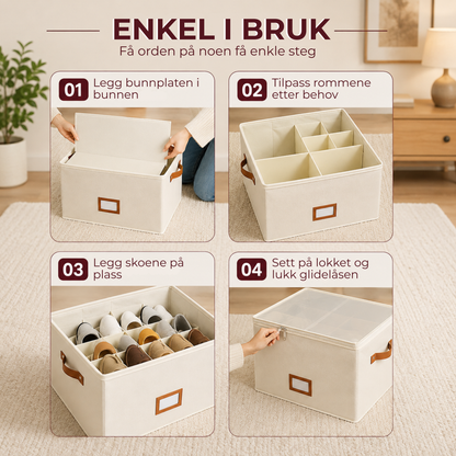 SkoBoks™ | Find dine sko uden at lede efter dem