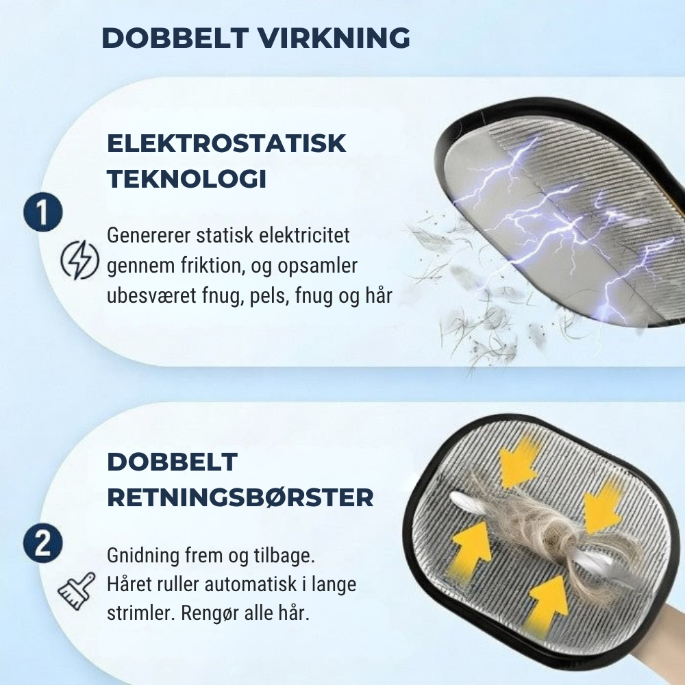 FurAway™ | Fjern dyrehår hurtigt uden ruller og spild