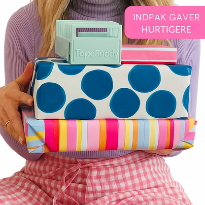 TapeBuddy™ | Klipp flere stykker tape på et øjeblik – perfekt til gaver eller på kontoret!
