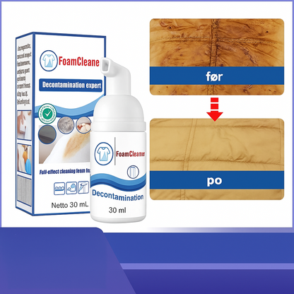 FoamCleaner™ | Hurtig pletfjerner uden vand og skrubning!