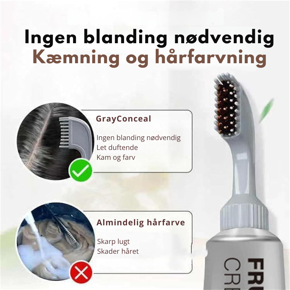 GrayConceal™ | Dækker gråt hår på få sekunder