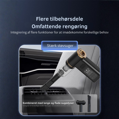 AutoVac™ Pro | Én kompakt løsning til en ren, sikker og klar bil