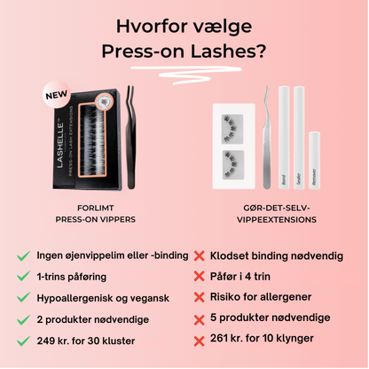 Lashelle™ | Smukke salonvipper på 2 minutter – helt uden lim