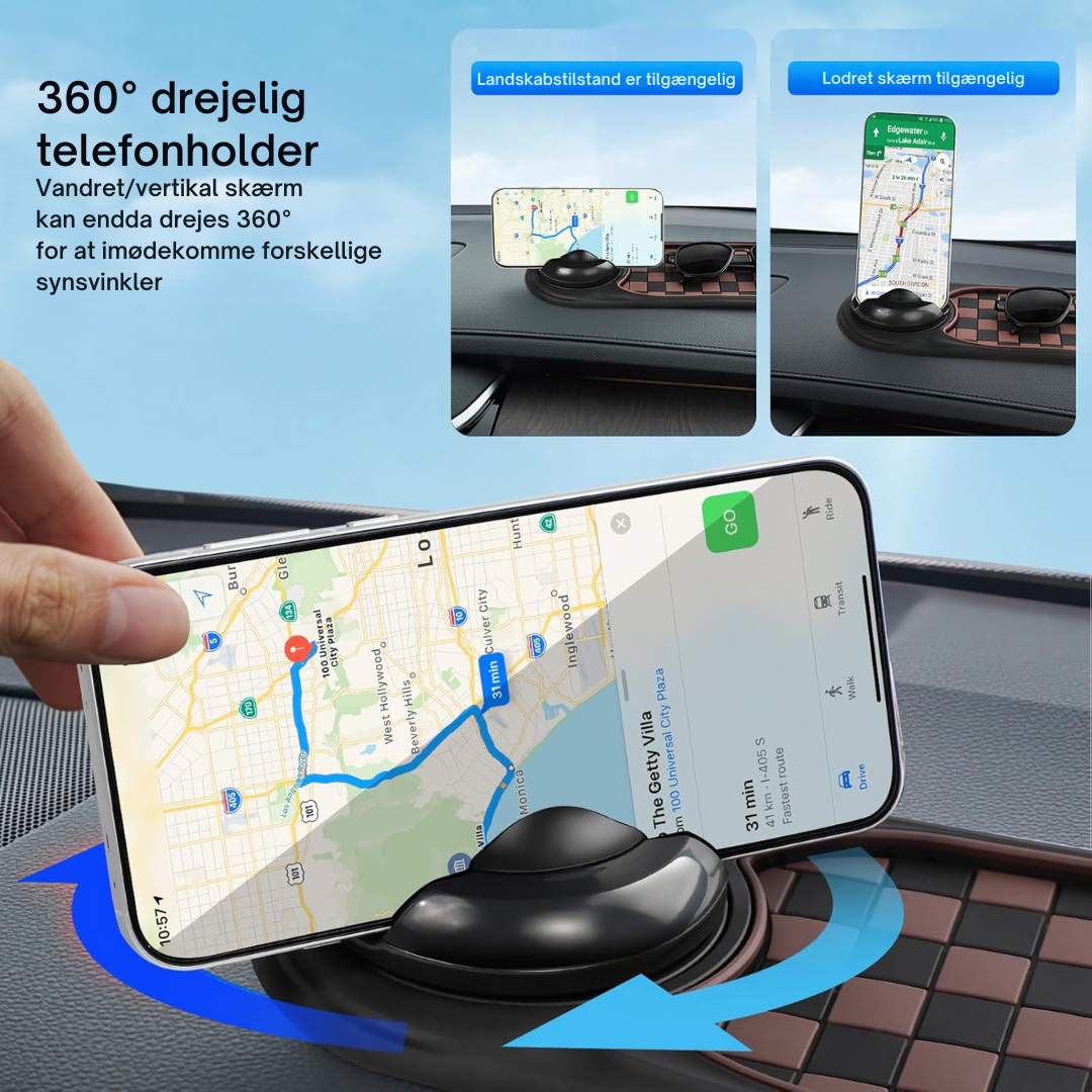 DashboardMat™ | Universal Skridsikker Dashboard Telefonholder Måtte