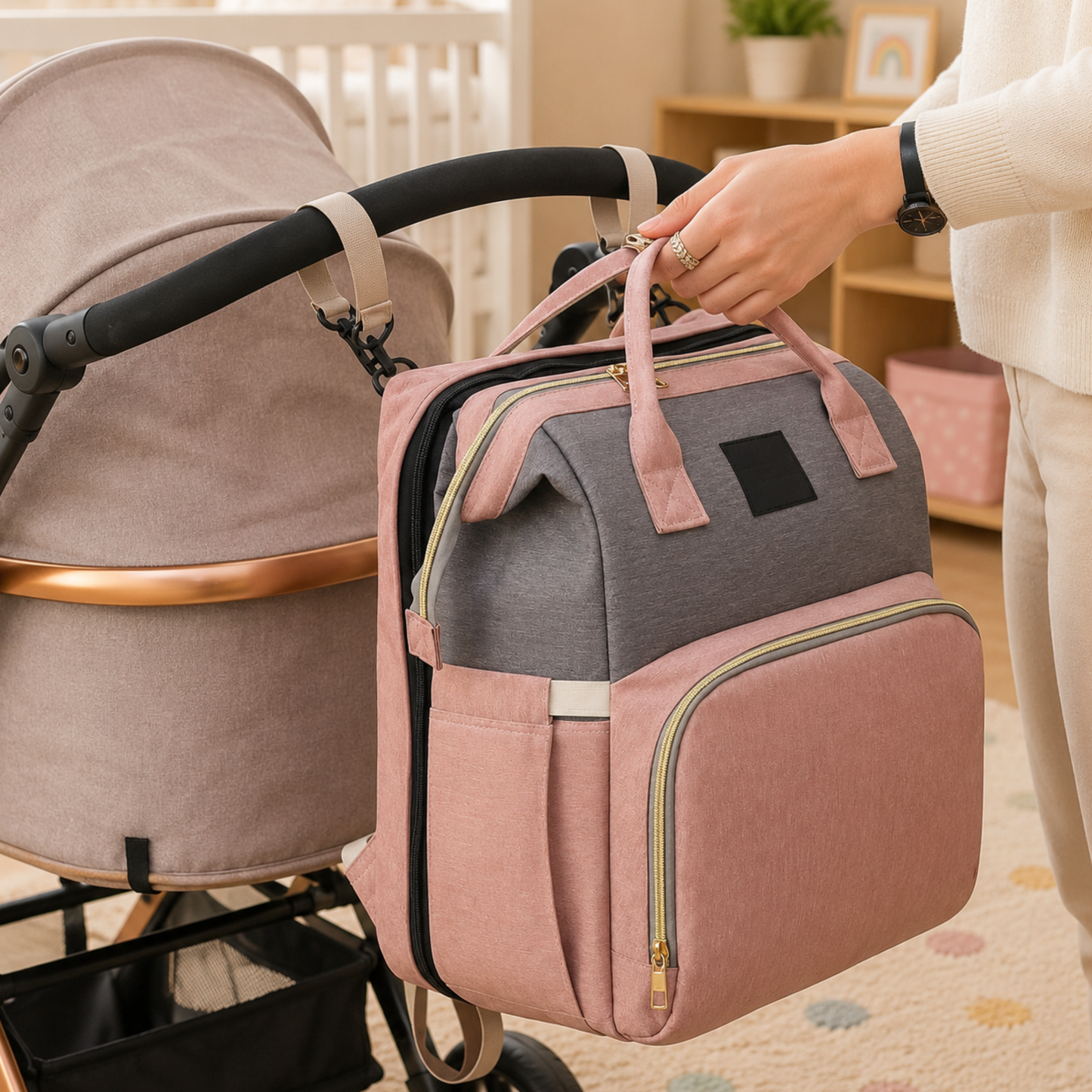 ParentPack™ | Organiseret puslerygsæk til lettere ture med baby