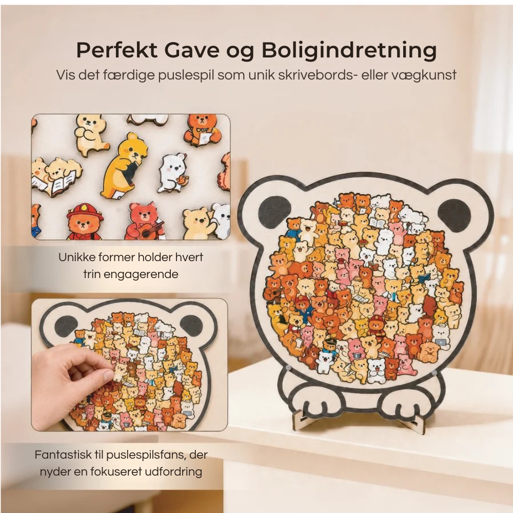 PawPuzzle™ | Dekorativt hundepuslespil med hygge og personlighed