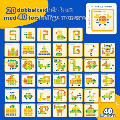 MosaicPuzzle™ | 40 mønstre der bliver til fri fantasi