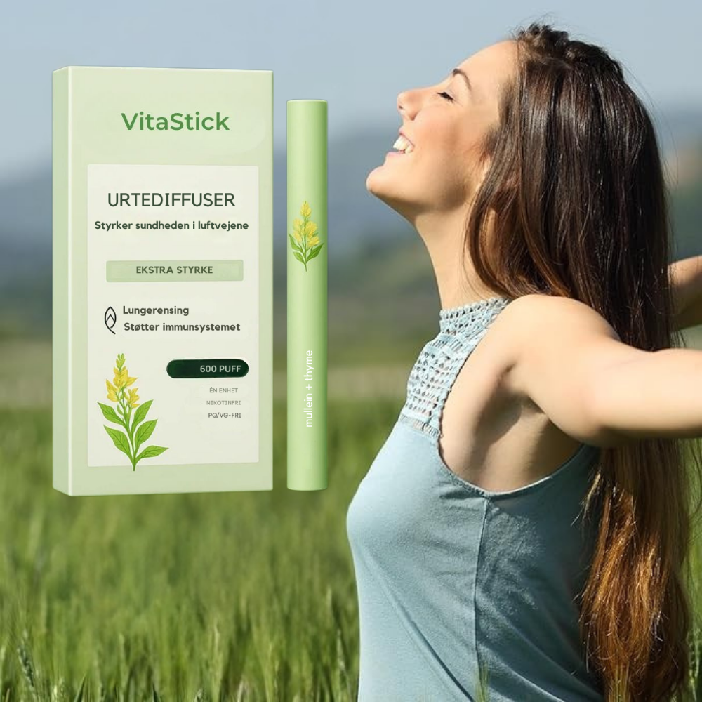 VitaStick™ | Føl dig socialt komfortabel igen uden lugten af cigaretter
