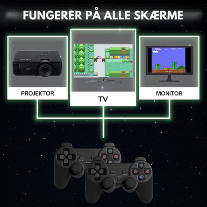 GameWave G11 Pro™ | Bring barndommens spil tilbage i dit liv på et øjeblik