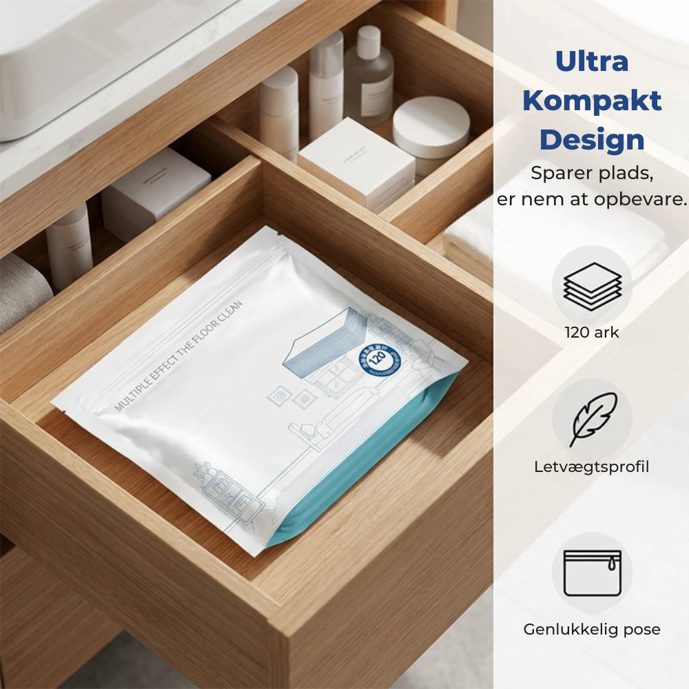 CleanSheets™ | Gulvvask uden dosering, store flasker eller rod