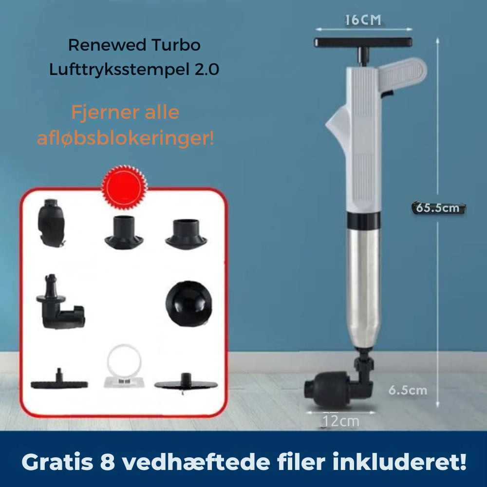 TurboFlush™ | Den Ultimative Løsning til Hjemmeafløbsrensning