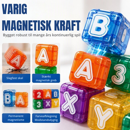 SmartBlocks™ | Magnetisk byggeleg med bogstaver tal og fantasi