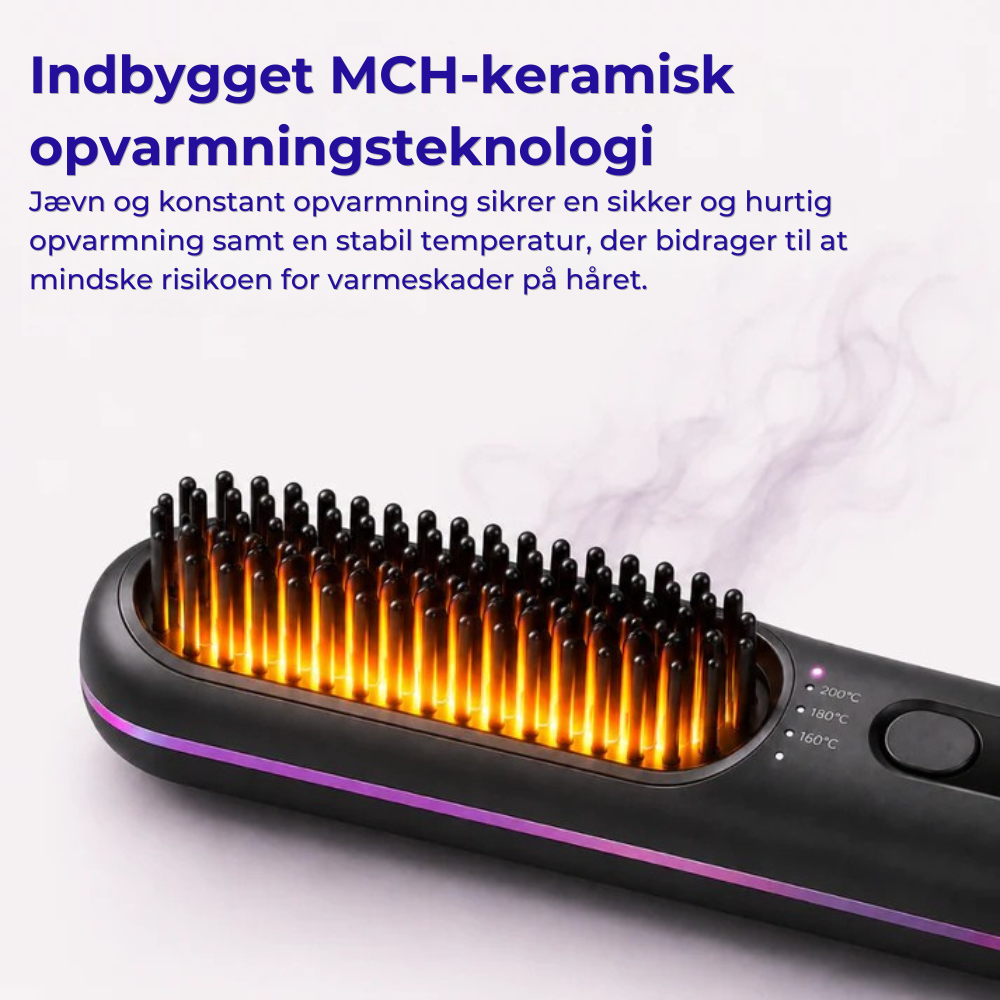 HeatBrush™ | Kort hår med volumen på få minutter