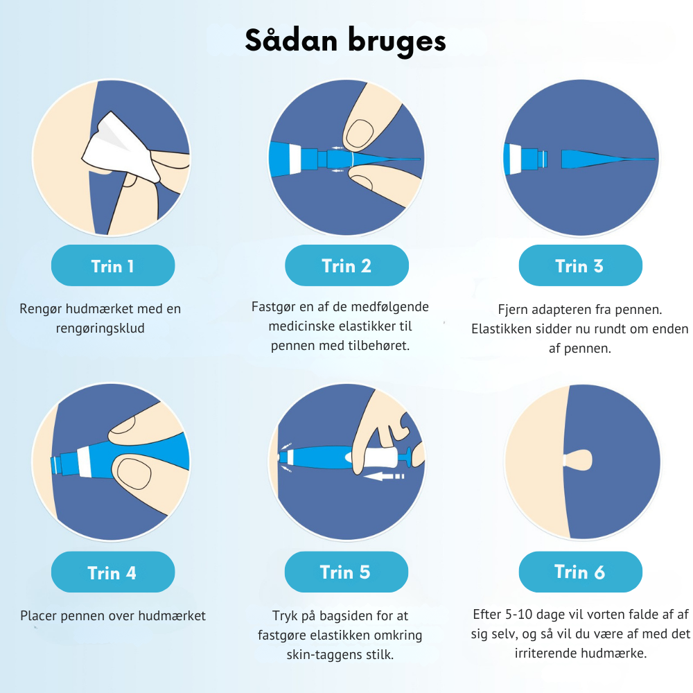 TagPen™ Kit | Fjern hudmærker nemt og skånsomt – hjemme hos dig selv