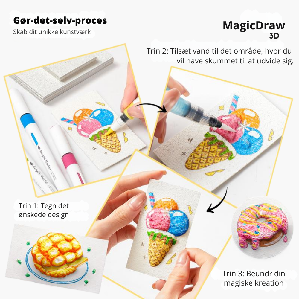MagicDraw™ 3D | Kreativ leg der springer ud af papiret