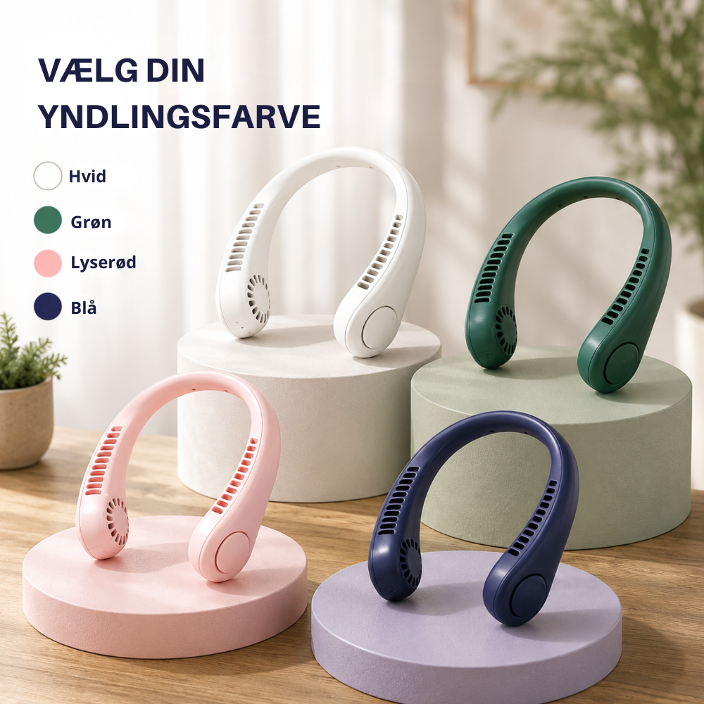 NeckBreeze™ | Hold dig afkølet – uden at holde en ventilator