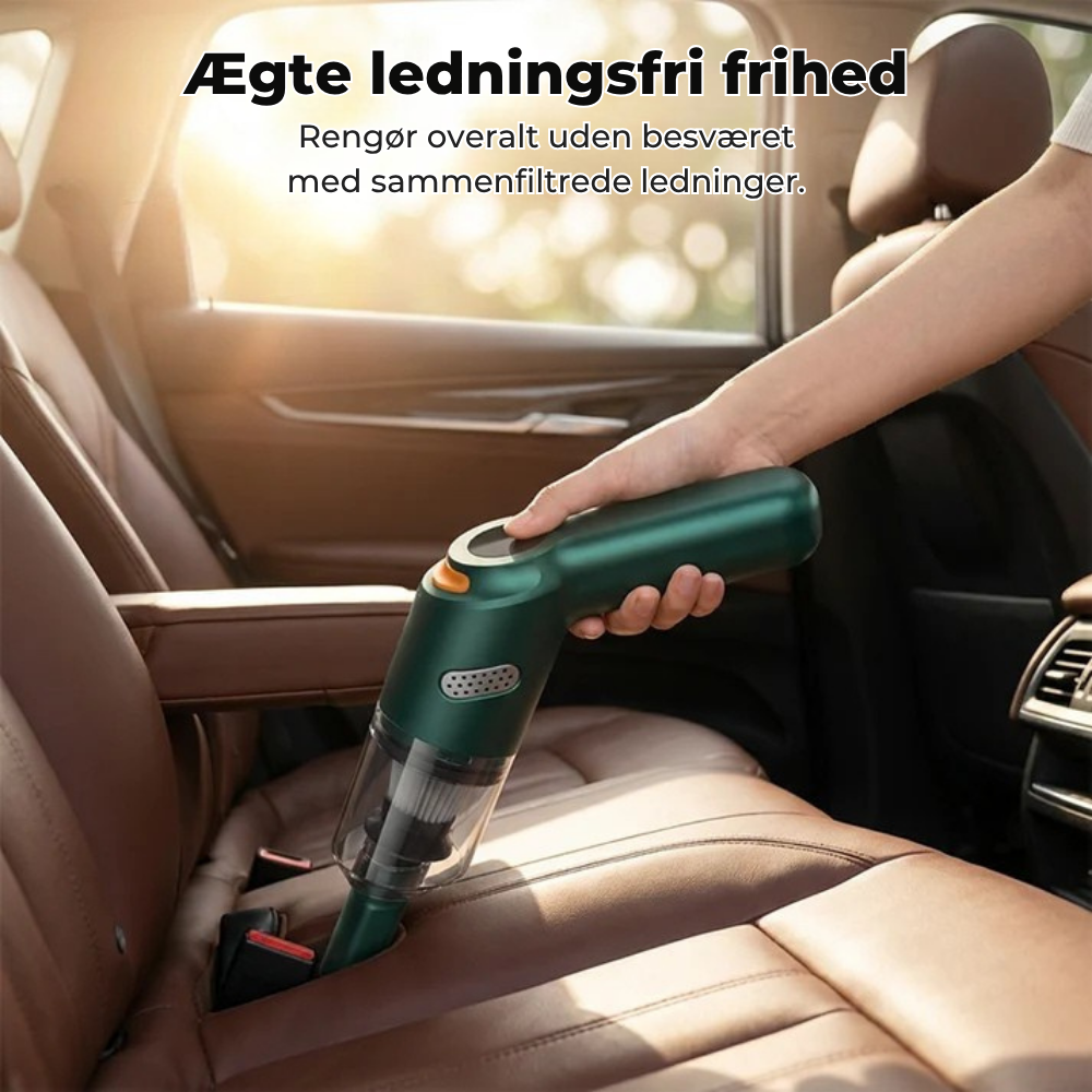 AutoVac™ Pro | Kompakt bilstøvsuger til hurtig rengøring overalt