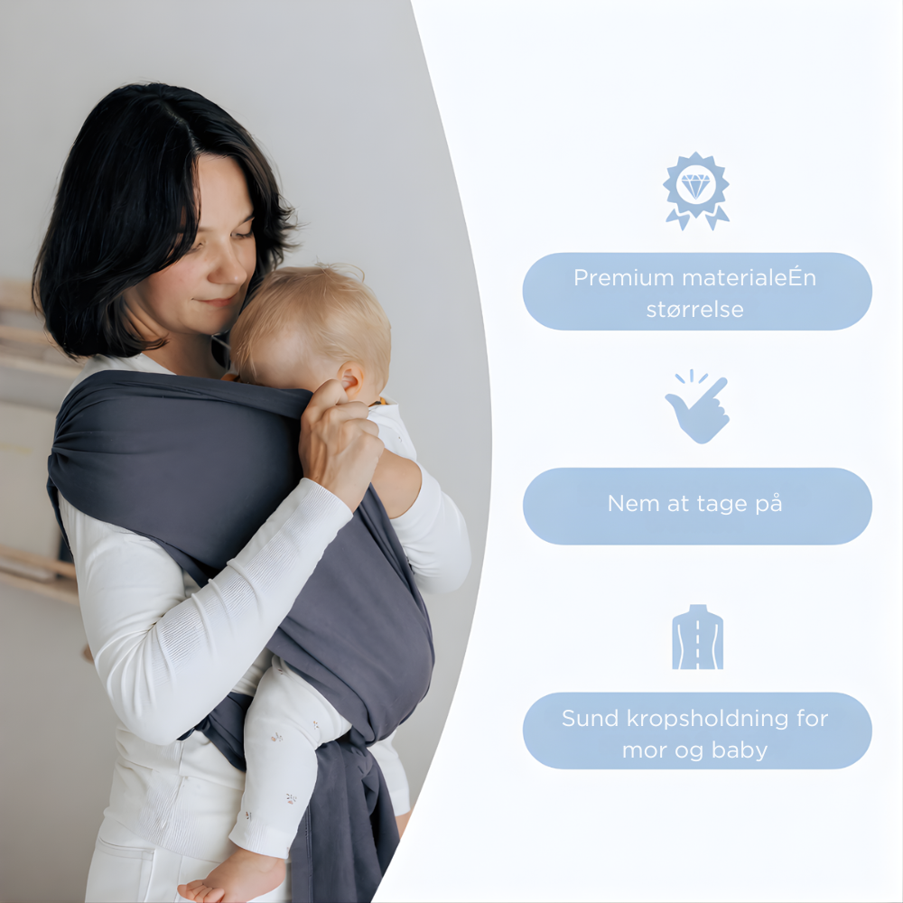 SnuggleWrap™ | Gør hverdagen lettere med baby tæt på