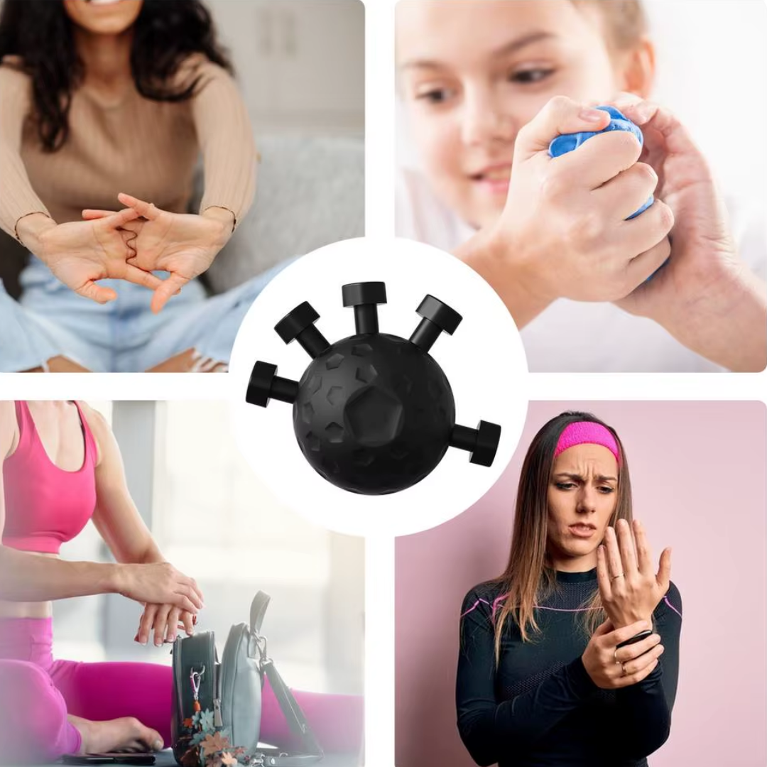 GripBall™ | Styrker dine håndmuskler betydeligt og afhjælper stress i hverdagen.